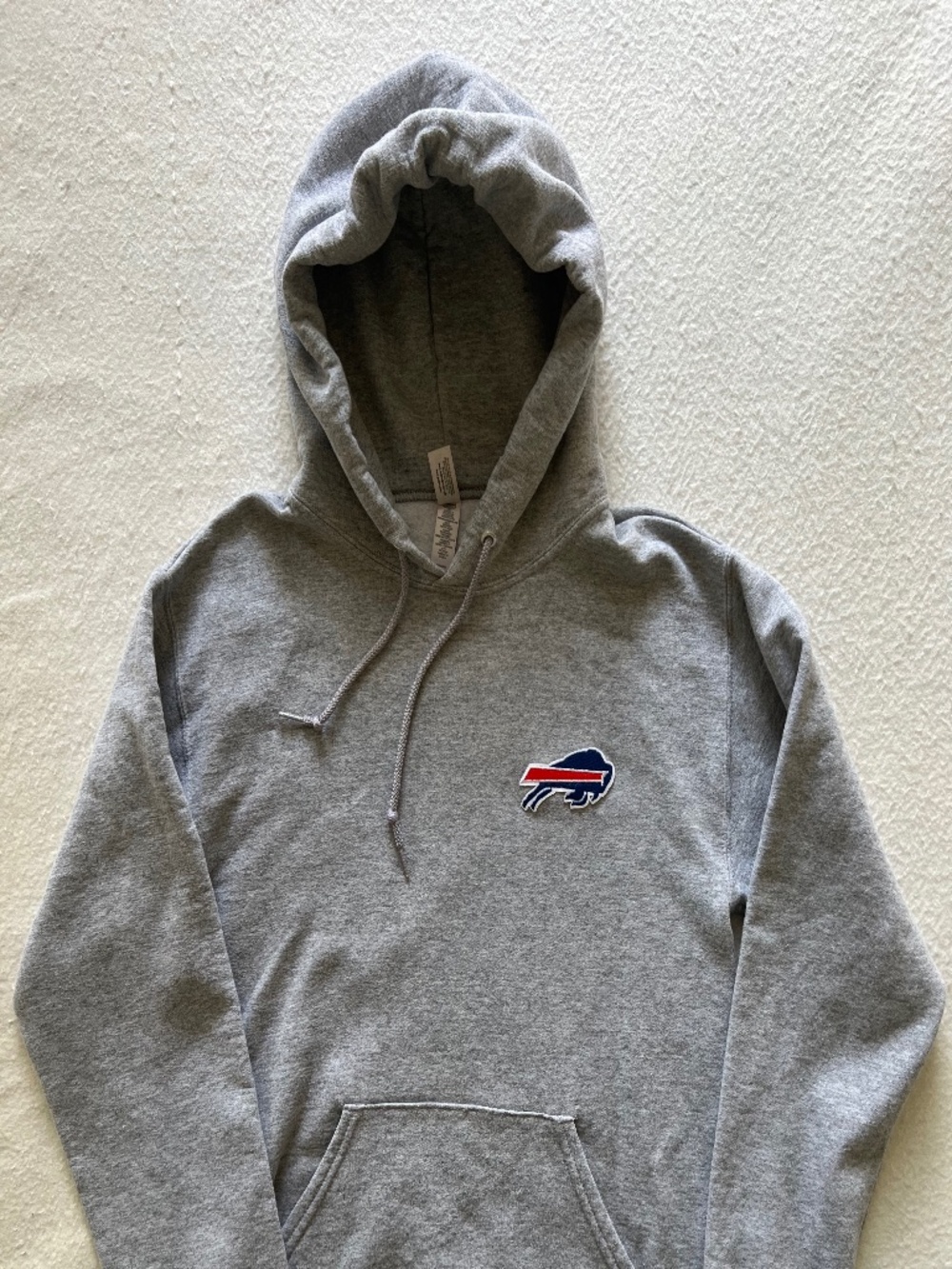 Buffalo Bills Jerzees Nublend Gray Hoodie Size S